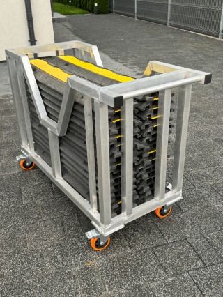 Transporter z najazdami kablowymi (zestaw)